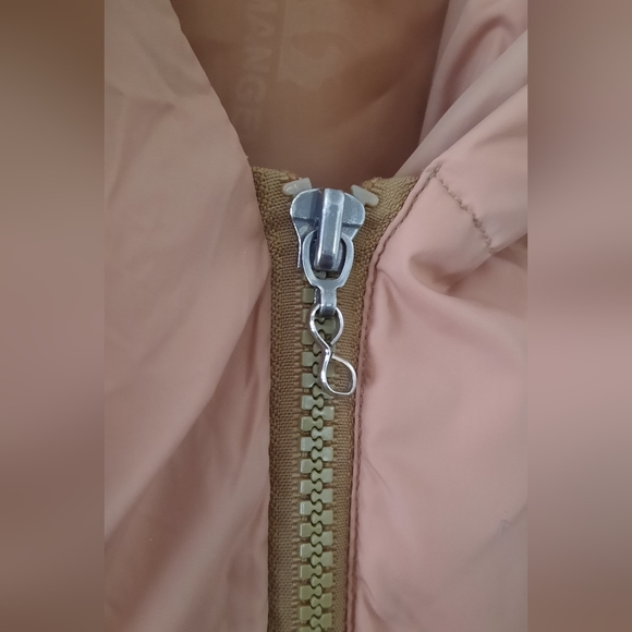 Warmangel Goose Down Puffer Jacket Coat, Duster, Dusty Mauve Color, Size Medium - Picture 13 of 16